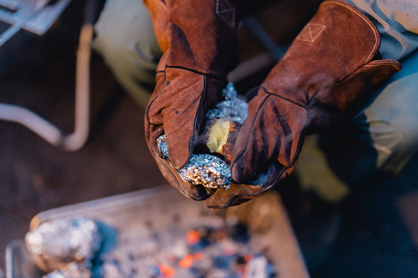 Campfire Japanese Sweet Potato