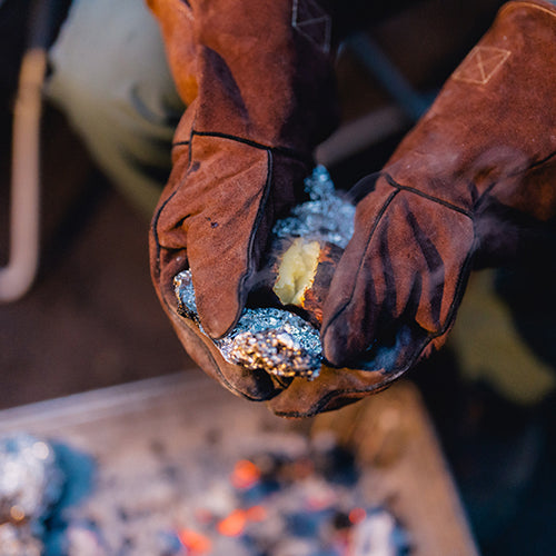 Campfire Japanese Sweet Potato