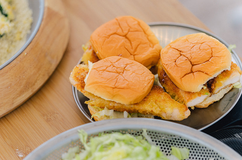 Chicken Katsu Sandwiches