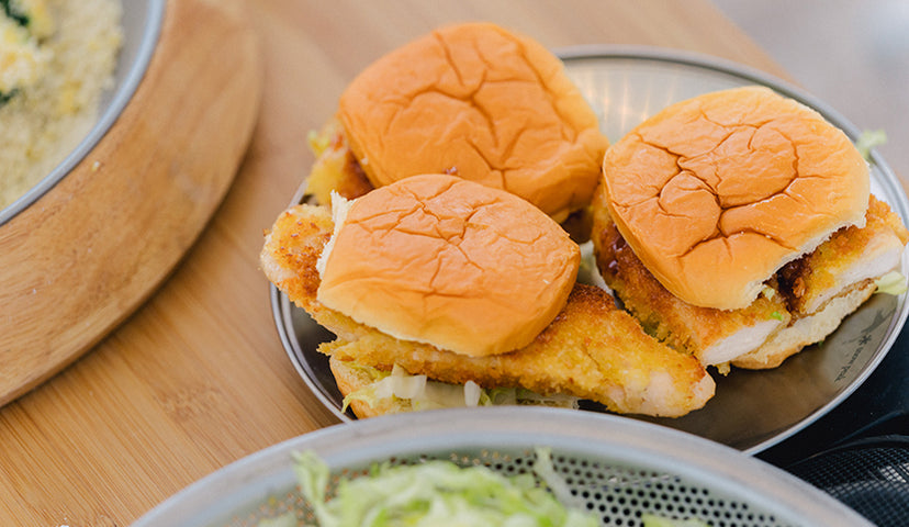 Chicken Katsu Sandwiches