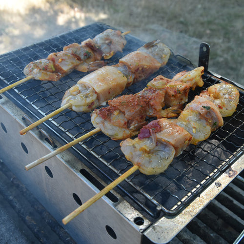 Summer Sriracha Skewers