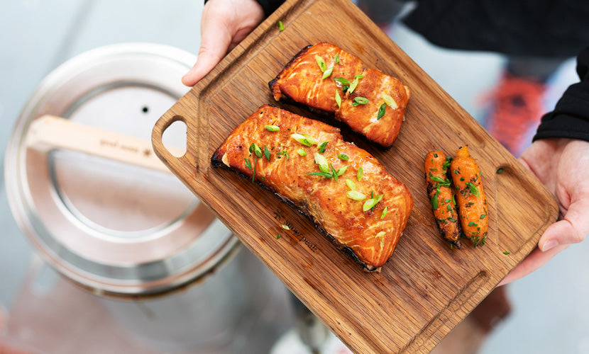 Smoked Salmon and Carrots