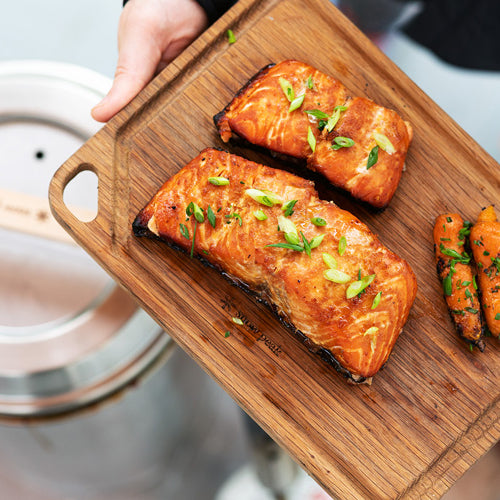 Smoked Salmon and Carrots