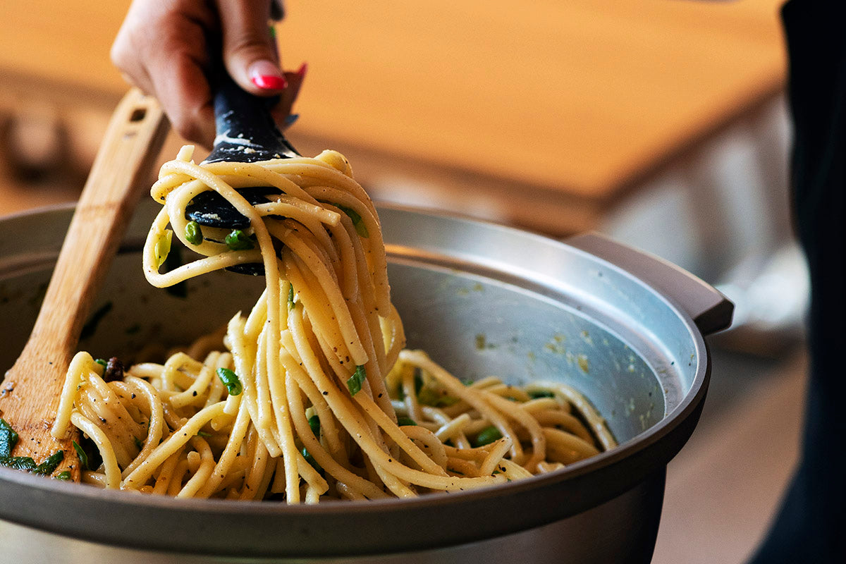 Snow Peak Eats: Pasta Carbonara