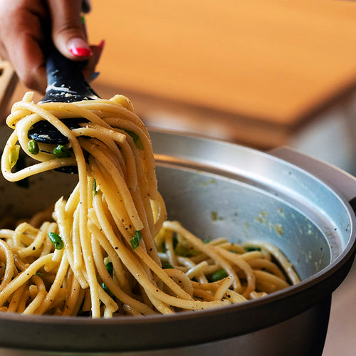 Snow Peak Eats: Pasta Carbonara