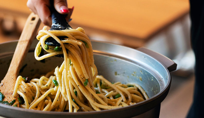 Snow Peak Eats: Pasta Carbonara