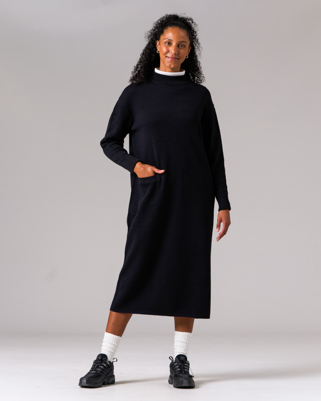 Co/Ny/Pe Knit Dress