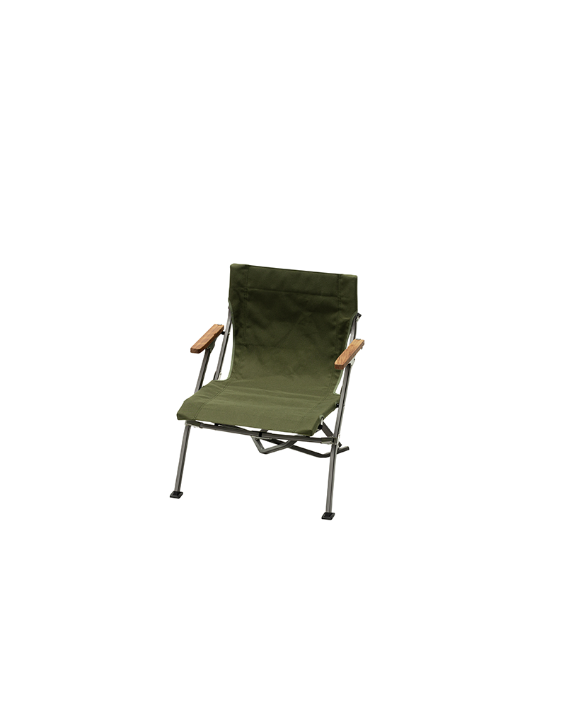 Luxury Low Beach Chair in Dark Green