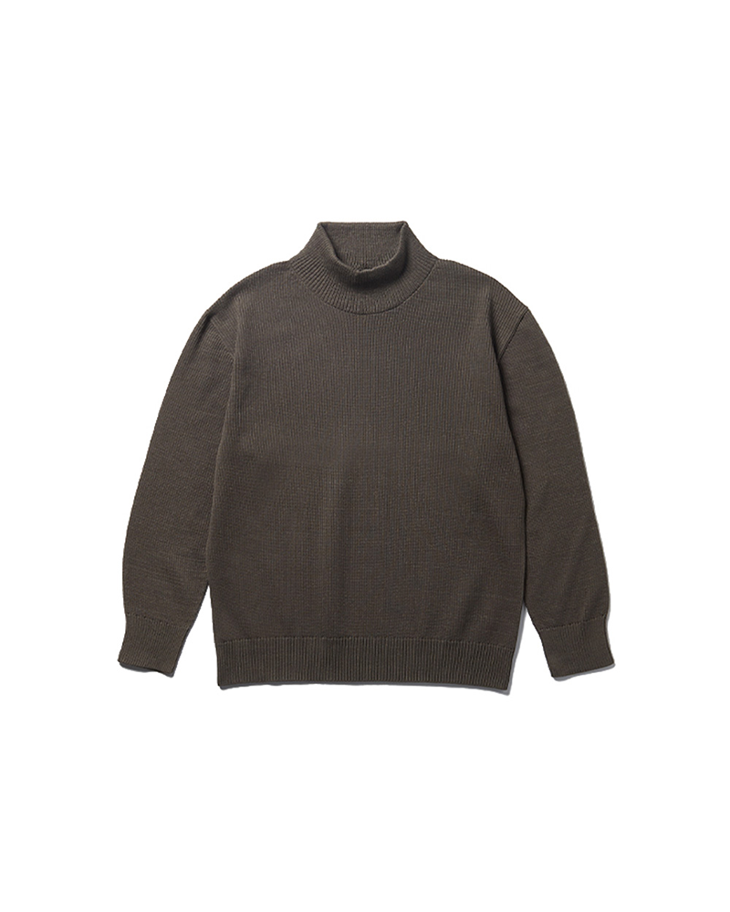 Co/Ny/Pe Knit High Neck