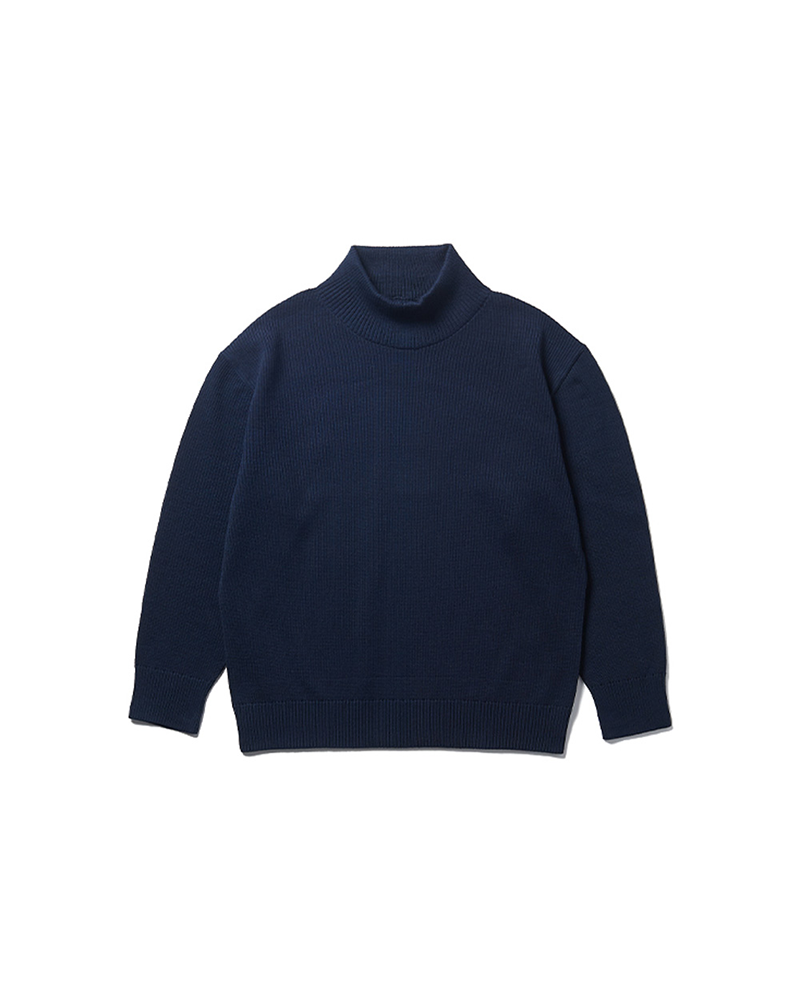 Co/Ny/Pe Knit High Neck