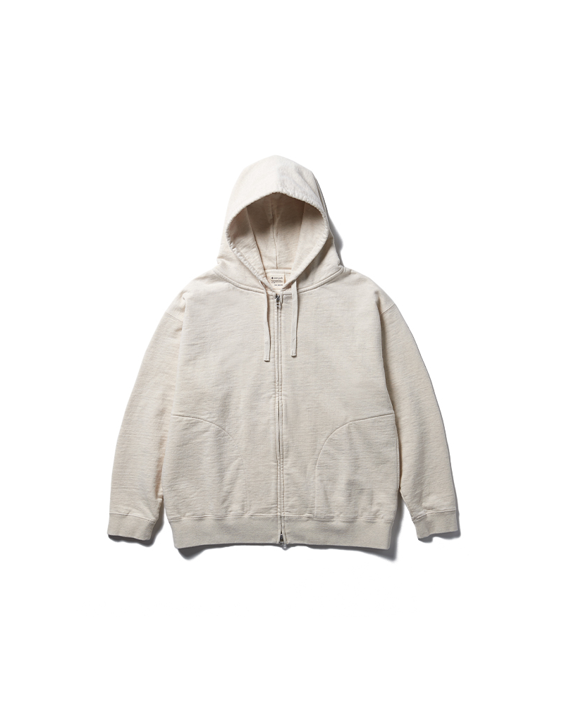 Recycled Cotton Zip-Up Hoodie