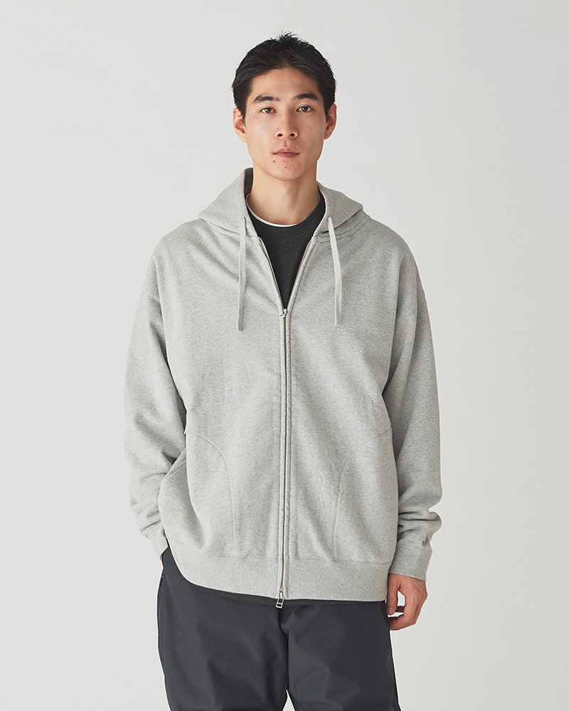 Recycled Cotton Zip-Up Hoodie