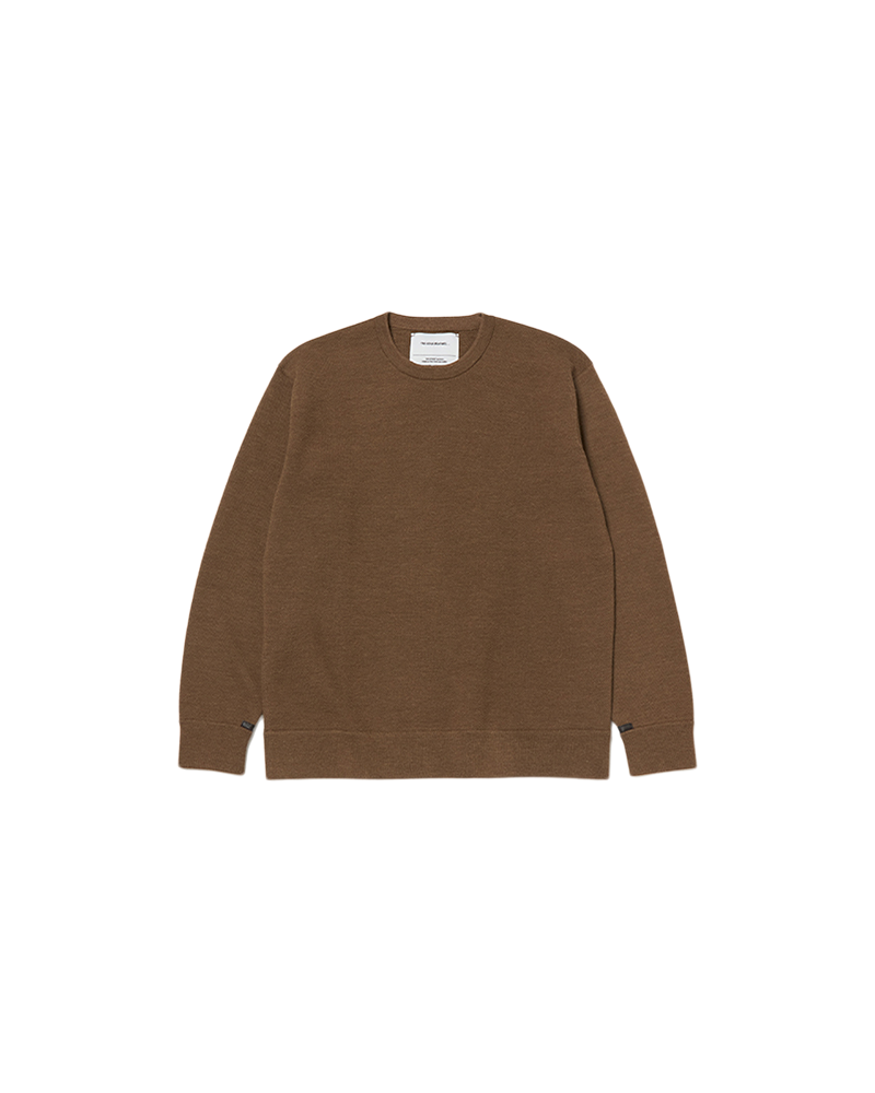 Alpaca Crew Neck Knit Sweater