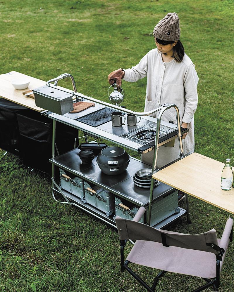 Stainless Kitchen Table - Snow Peak