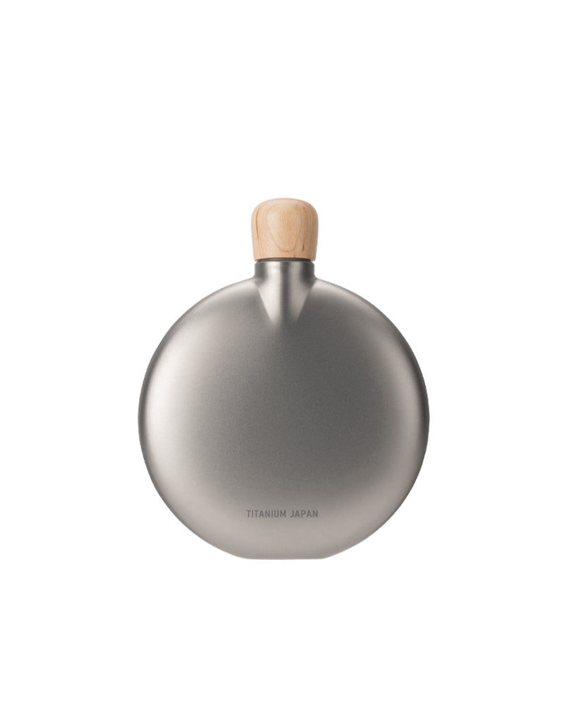 Round Titanium Flask in 150 mL